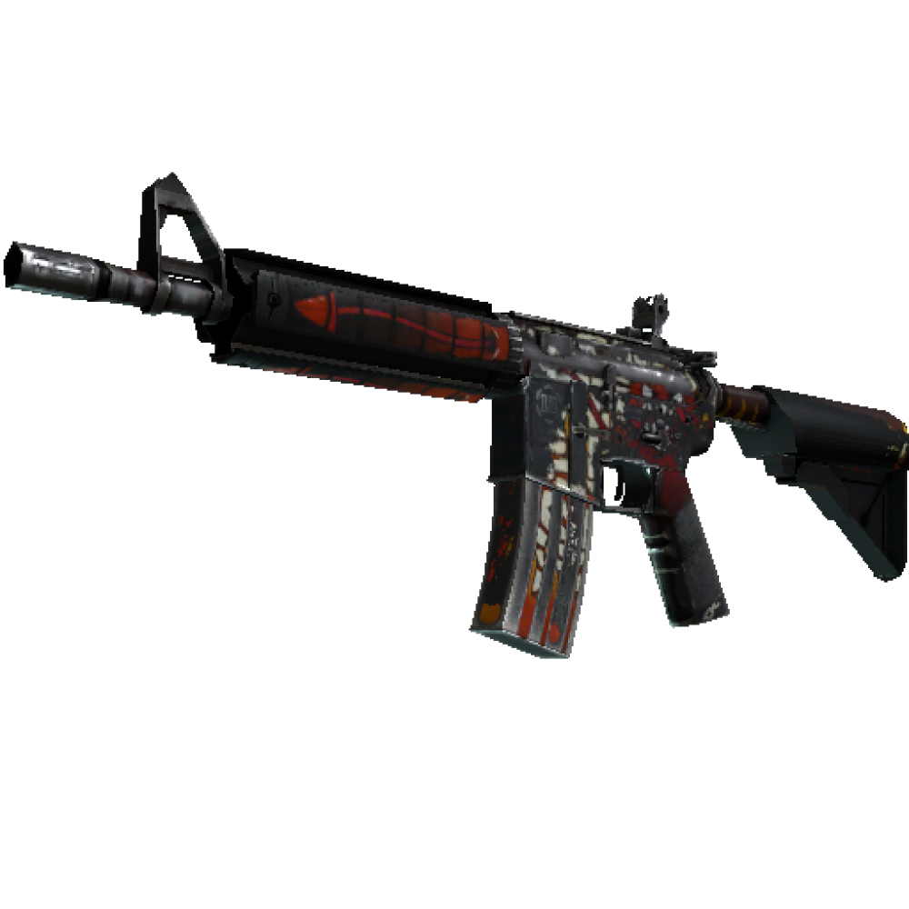StatTrak&trade; M4A4 | Адское пламя (Закалённое в боях)