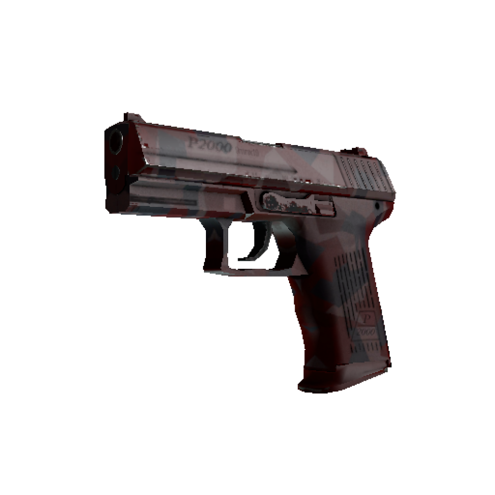 StatTrak&trade; P2000 | Красные фрагменты (Прямо с завода)